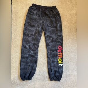 Detroit Tie-Dye Joggers
